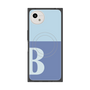 プレミアムスクエアケース with SnapMag［ オリジナル - initial two tone - B blue ］