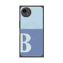 プレミアムスクエアケース with SnapMag［ オリジナル - initial two tone - B blue ］