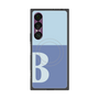 プレミアムスクエアケース with SnapMag［ オリジナル - initial two tone - B blue ］