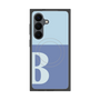 プレミアムスクエアケース with SnapMag［ オリジナル - initial two tone - B blue ］