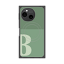 プレミアムスクエアケース with SnapMag［ オリジナル - initial two tone - B green ］