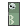 プレミアムスクエアケース with SnapMag［ オリジナル - initial two tone - B green ］