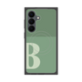 プレミアムスクエアケース with SnapMag［ オリジナル - initial two tone - B green ］