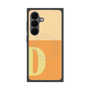 プレミアムスクエアケース with SnapMag［ オリジナル - initial two tone - D orange ］