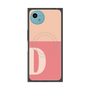 プレミアムスクエアケース with SnapMag［ オリジナル - initial two tone - D pink ］