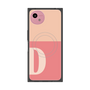 プレミアムスクエアケース with SnapMag［ オリジナル - initial two tone - D pink ］