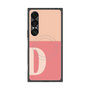 プレミアムスクエアケース with SnapMag［ オリジナル - initial two tone - D pink ］