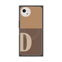プレミアムスクエアケース with SnapMag［ オリジナル - initial two tone - D brown ］