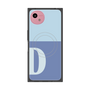 プレミアムスクエアケース with SnapMag［ オリジナル - initial two tone - D blue ］