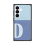 プレミアムスクエアケース with SnapMag［ オリジナル - initial two tone - D blue ］