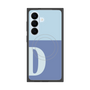 プレミアムスクエアケース with SnapMag［ オリジナル - initial two tone - D blue ］