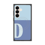 プレミアムスクエアケース with SnapMag［ オリジナル - initial two tone - D blue ］