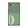 プレミアムスクエアケース with SnapMag［ オリジナル - initial two tone - D green ］