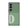 プレミアムスクエアケース with SnapMag［ オリジナル - initial two tone - D green ］