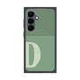 プレミアムスクエアケース with SnapMag［ オリジナル - initial two tone - D green ］
