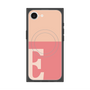 プレミアムスクエアケース with SnapMag［ オリジナル - initial two tone - E pink ］