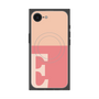 プレミアムスクエアケース with SnapMag［ オリジナル - initial two tone - E pink ］