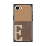 プレミアムスクエアケース with SnapMag［ オリジナル - initial two tone - E brown ］