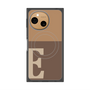プレミアムスクエアケース with SnapMag［ オリジナル - initial two tone - E brown ］