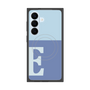 プレミアムスクエアケース with SnapMag［ オリジナル - initial two tone - E blue ］