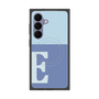 プレミアムスクエアケース with SnapMag［ オリジナル - initial two tone - E blue ］