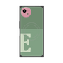 プレミアムスクエアケース with SnapMag［ オリジナル - initial two tone - E green ］