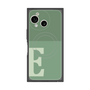 プレミアムスクエアケース with SnapMag［ オリジナル - initial two tone - E green ］