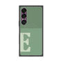 プレミアムスクエアケース with SnapMag［ オリジナル - initial two tone - E green ］