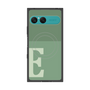 プレミアムスクエアケース with SnapMag［ オリジナル - initial two tone - E green ］