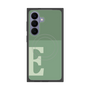プレミアムスクエアケース with SnapMag［ オリジナル - initial two tone - E green ］