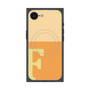 プレミアムスクエアケース with SnapMag［ オリジナル - initial two tone - F orange ］