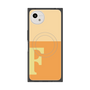 プレミアムスクエアケース with SnapMag［ オリジナル - initial two tone - F orange ］