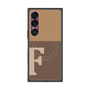 プレミアムスクエアケース with SnapMag［ オリジナル - initial two tone - F brown ］