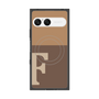 プレミアムスクエアケース with SnapMag［ オリジナル - initial two tone - F brown ］