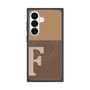 プレミアムスクエアケース with SnapMag［ オリジナル - initial two tone - F brown ］