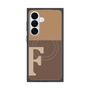 プレミアムスクエアケース with SnapMag［ オリジナル - initial two tone - F brown ］