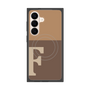 プレミアムスクエアケース with SnapMag［ オリジナル - initial two tone - F brown ］