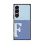 プレミアムスクエアケース with SnapMag［ オリジナル - initial two tone - F blue ］