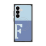 プレミアムスクエアケース with SnapMag［ オリジナル - initial two tone - F blue ］
