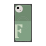 プレミアムスクエアケース with SnapMag［ オリジナル - initial two tone - F green ］