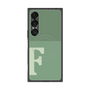プレミアムスクエアケース with SnapMag［ オリジナル - initial two tone - F green ］