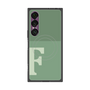 プレミアムスクエアケース with SnapMag［ オリジナル - initial two tone - F green ］