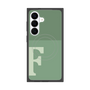 プレミアムスクエアケース with SnapMag［ オリジナル - initial two tone - F green ］