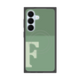 プレミアムスクエアケース with SnapMag［ オリジナル - initial two tone - F green ］