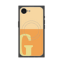プレミアムスクエアケース with SnapMag［ オリジナル - initial two tone - G orange ］
