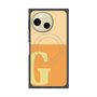 プレミアムスクエアケース with SnapMag［ オリジナル - initial two tone - G orange ］