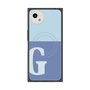 プレミアムスクエアケース with SnapMag［ オリジナル - initial two tone - G blue ］