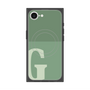 プレミアムスクエアケース with SnapMag［ オリジナル - initial two tone - G green ］