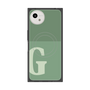 プレミアムスクエアケース with SnapMag［ オリジナル - initial two tone - G green ］