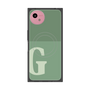 プレミアムスクエアケース with SnapMag［ オリジナル - initial two tone - G green ］